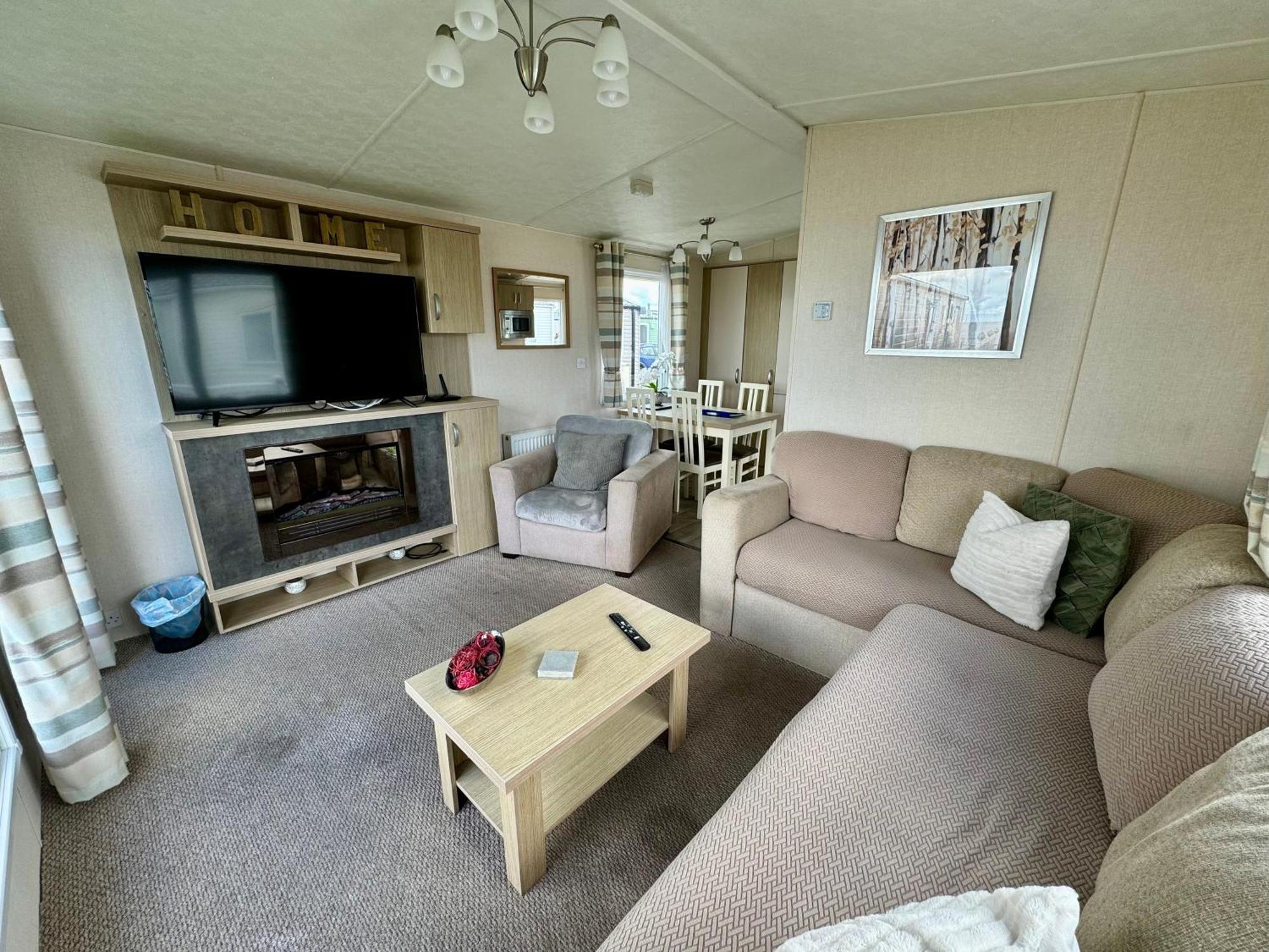 New Sea View Platinum Caravan With Huge Decking Newcastle upon Tyne Eksteriør billede
